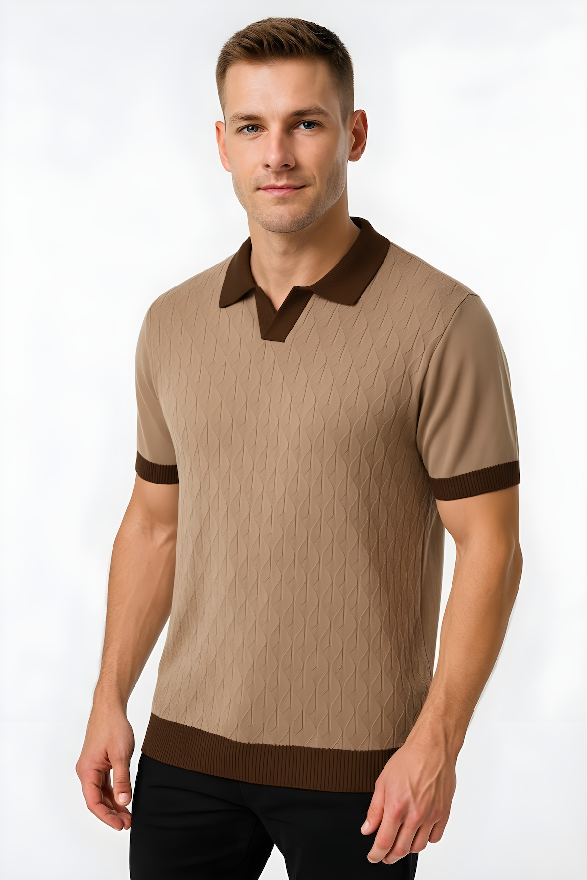 Contrast Polo