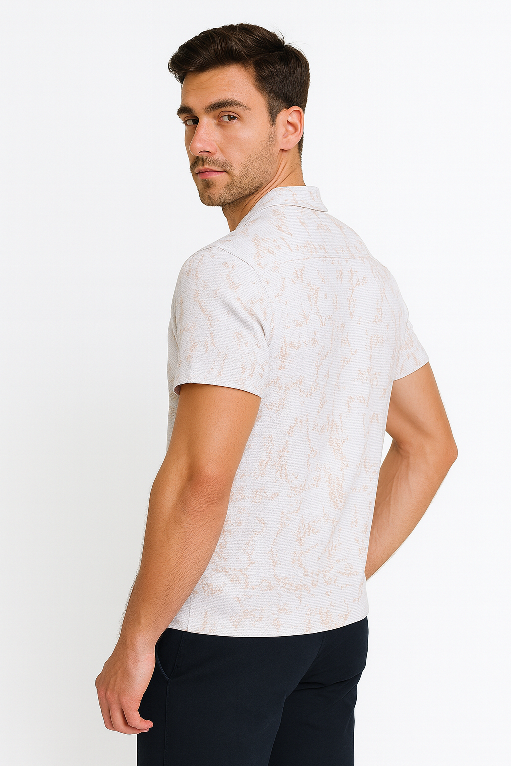 Textured Cuban Collar