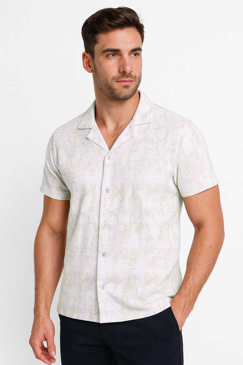 Textured Cuban Collar