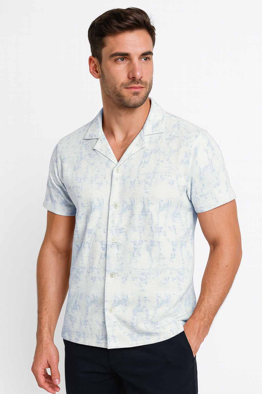 Textured Cuban Collar